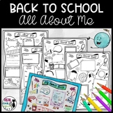 Back to School All About Me and My Favorite Things Sketch 
