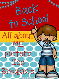 Back to School All about Me posters and Icebreakers