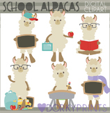 Back to School Alpaca Clipart
