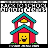 Back to School Alphabet Centers $4 for the 4th!