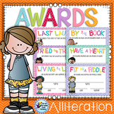 End of the Year Awards with Alliteration - End of Year Awards