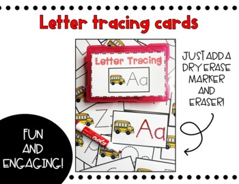 Back-to-School Letter Tracing Busy Box by Mrs A's Room | TpT