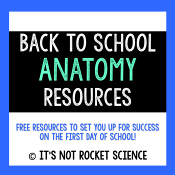 Preview of Back to School Anatomy and Physiology Syllabus Resources