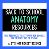 Back to School Anatomy and Physiology Syllabus Resources