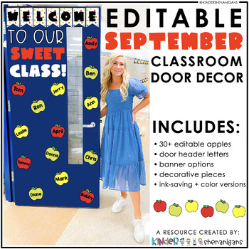 Preview of Back to School | Apple Door Decor | Bulletin Board