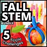 Fall Apple STEM Challenge Activities Bundle