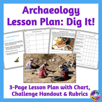 Preview of Back to School Archaeology Lesson Plan - Beginning of the Year Social Studies