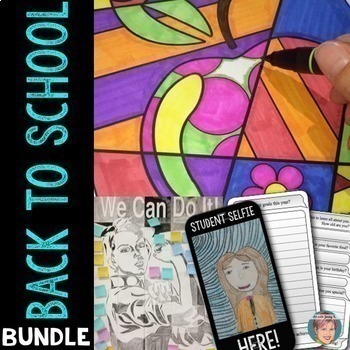 Preview of Back to School ART INTEGRATION ACTIVITIES Bundle for CLASSROOM TEACHERS