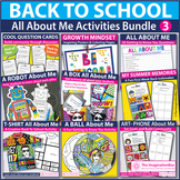 Back to School Activities, All About Me Art & Writing Prom