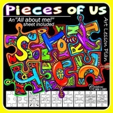 Back to School Art Lesson: Pieces of Us