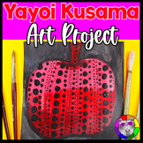 Back to School Art Lesson, Yayoi Kusama Apple Artwork Grades 3-6