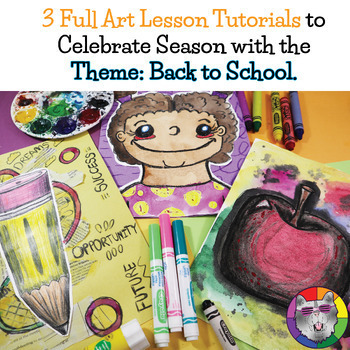 Back to School Art Lessons, Complete Art Unit with Art Projects and ...