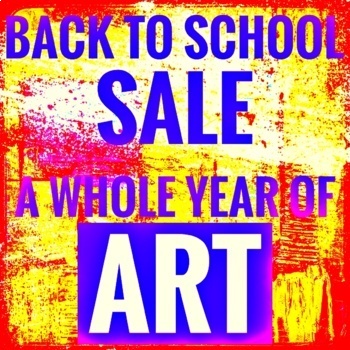 Preview of Back to School. Art Lessons and Support. A whole Year