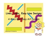 Easy Line Designs for Back to School
