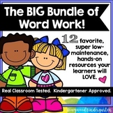 Back to School BIG Word Work Bundle for Literacy Centers ,