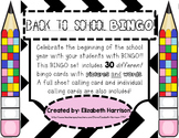 Back to School BINGO!