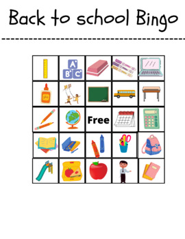 Back to School BINGO by Learning is Brewing | TPT