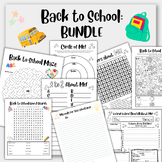 Back to School: BUNDLE