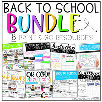 Preview of Back to School BUNDLE!