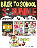 Back to School BUNDLE 3rd Grade | Distance Learning