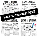 Back to School BUNDLE | Activities, Handouts, and Skills W