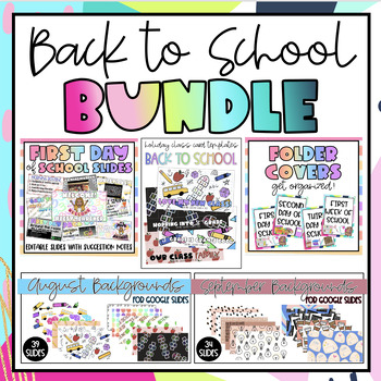 Preview of Back-to-School BUNDLE