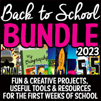 Preview of Back to School BUNDLE - 9 Fun & Exciting Products Students & Parents Will LOVE!