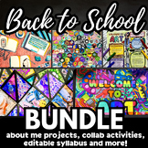 Back to School BUNDLE! Art Projects, Syllabus, About Me Ac