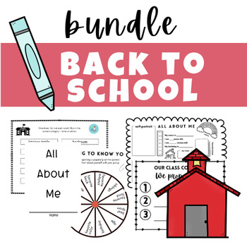 Preview of Back to School BUNDLE: First Week Activities, Getting to Know You Book