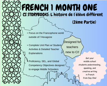 Preview of Back to School BUNDLE | Middle School French | 4+ wk Comprehensible Input Unit