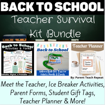 Preview of Back to School BUNDLE | Teacher Survival Kit | Beginning of the Year