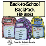 Back to School Backpack Flip Books