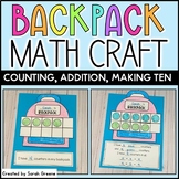 Back to School Backpack Math Craft (Counting, Addition, Ma