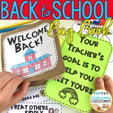 Back to School Bag Book | First Week Activity | Community 