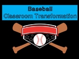 Back to School Baseball Classroom Transformation