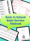 Back to School: Basic Review Filebook