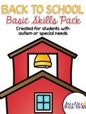 Back to School Basic Skills Activity Pack {for students wi
