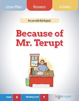Preview of Back to School | Because of Mr. Terupt Lesson Plan (Book Club Format)