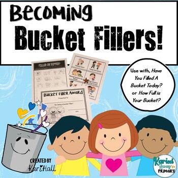 Preview of Back-to-School-Becoming Bucket Fillers Activities Pack!