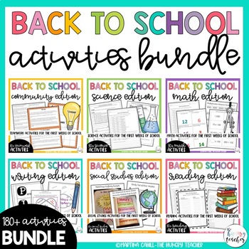 Back to School Beginning of the Year Activities Science Edition | TPT