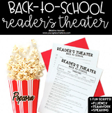 Back to School Activities First Day of School Reader's The