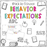 Back to School Behavior Expectations-BOLD COLORS | Google Slides