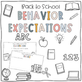 Back to School Behavior Expectations-CALM COLORS | Google Slides