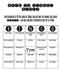 Back to School Bingo FREEBIE