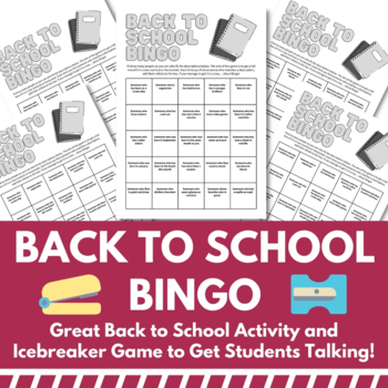 class bingo second grade icebreakers
