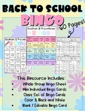 Back to School Bingo | Routines and Procedures Bingo | Bac