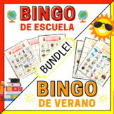 Back to School Bingo & Summer Bingo En Español  Spanish Bi