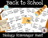Back to School Biology Scavenger Hunt Find Someone Who