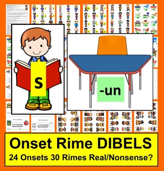 Back to School Blending DIBELS Practice: Onset Rime Activities:  Level 1