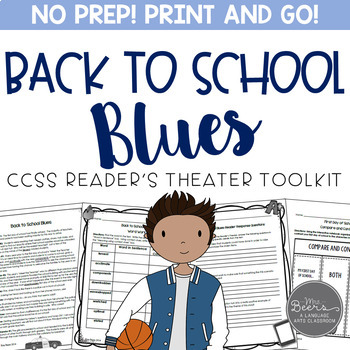 Preview of Back to School Blues: CCSS Reader's Theater for Grades 4-8